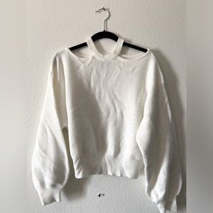 H&M Cutout Shoulder Sweater